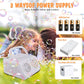 Bubble Machine, Automatic Bubble Machine For Kids 20000+ Bubbles Per Minutes, Portable Bubble Machine Battery Operated With 2 Fa