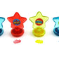 TINYMILLS 24 Pcs Superhero Rainbow Stackable Crayon with Stamper Topper