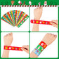 Max Fun 48pcs Christmas Slap Bracelets Party Favors Toys for Kids Xmas Party Favors Christmas Stocking Stuffers Gifts Birthday G