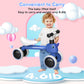 TERRAMUS Baby Balance Bike for 1 Year Old Gifts Boys Girls - Toys for 12-24 Month Toddler Balance Bike, No Pedal 4 Wheels Infant