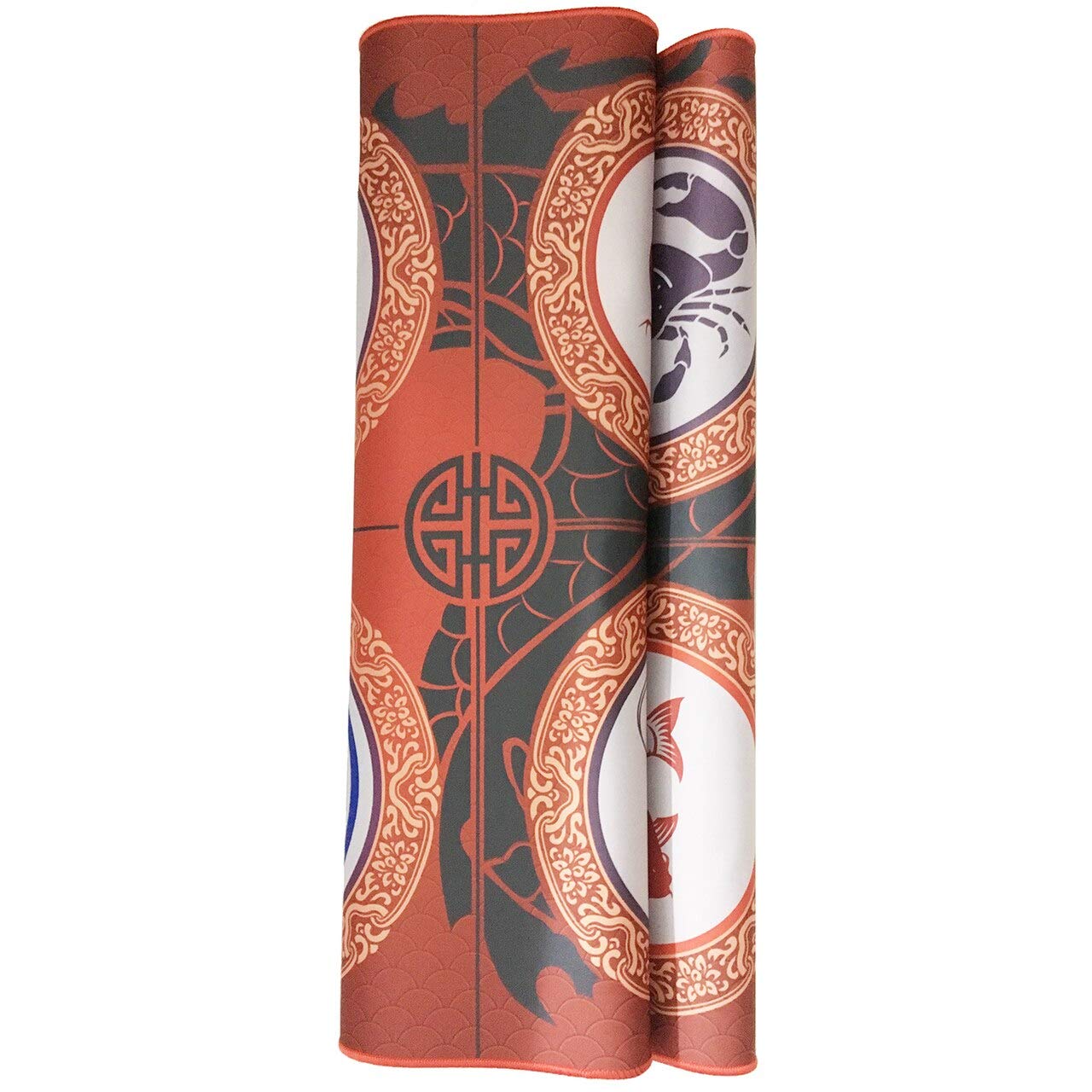 Pop Bunny Chinese New Year Dice Game - Fish Prawn Crab - 39.1"x26.5" - Premium Material - Multicolor