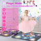 Upgraded Dance Mat For Kids, Single & Double Players Mode Electronic Dance Pad With Light-Up 12-Button Wireless Bluetooth 5 Game