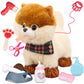 Bilinott Puppy Toys For Kids Aged 3-7, Interactive Toy Dogs That Walk And Bark And Wag Their Tails, Walking Dog Toys With Leash,