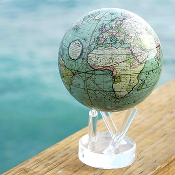 Mova Globe Antique Terrestrial Green 4.5'