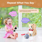 Yellow Pattern Leash Walking Cat Set Interactive Talking Toy Singing Dancing Kitten Mimicking Repeat What You Say Kitty Touch An