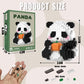 Mjddja Mini Building Blocks- Halloween Pumpkin Panda, Halloween Building Block Sets For Kids 6 7 8 9+, Mini Blocks Building Sets