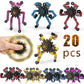20Pcs Random Fidget Spinners,Diy Deformable Robot Fingertip Toys,Decompression Spinner,Deformable Creative Mechanical Gyro Toys,