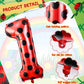 Lunmon 40 Inch Ladybug Large Number 1 Balloon 40 Inch Ladybug Balloon Birthday Decorations Supplies Black Red Polka Dots Ladybir