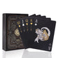 Wjpc Easy Shuffling Plastic Waterproof Playing Cards,Cool Black Dragon Poker Cards For Game And Party, Deck Of Cards(Dragon