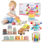 LUCKFUTURE Baby Toys 6 to 18 Months  8 in 1 Montessori Toy Set  Educational Learning Toy for Toddlers Babies Sensory Toys Newborn Infant Gifts for Boys & Girls