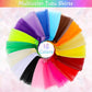 Hoemwarm 18 Pcs Girls Tutu, 3 Layers Multicolor Toddler Tutu Skirt Princess Tutu Dresses For Toddler Girls Bulk, Dance Fluffy Tu