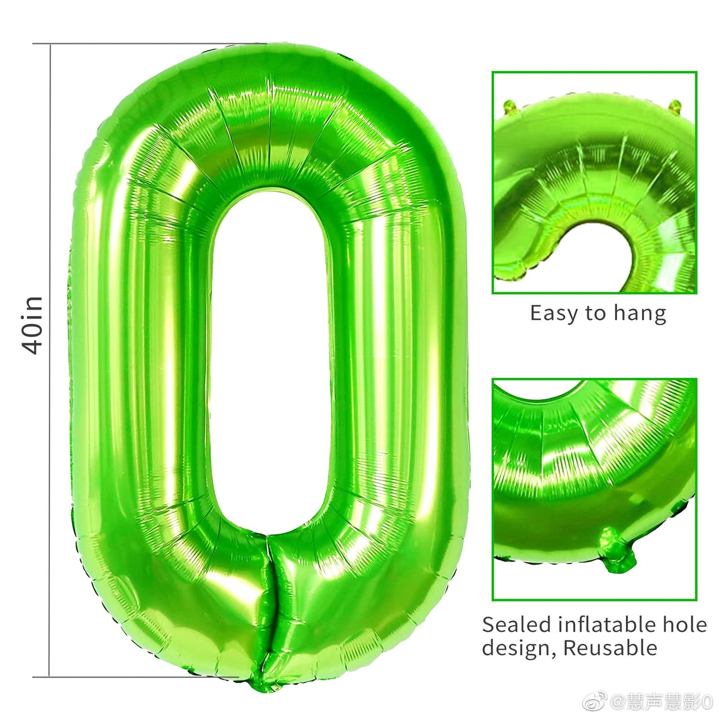 Smlpuame 40 Inch Number Balloon 0-9 Green Large Number 29 Balloons,Digital Balloons For Birthday Party Celebration Decorations S