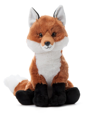 The Petting Zoo Fox Plush Toy - 12 Inch Orange Stuffed Animal, Perfect Gift for Kids, Wild Onez Zoo Collection