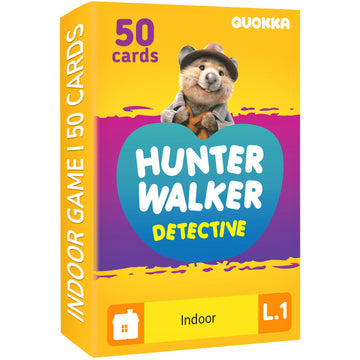 QUOKKA Scavenger Hunt Cards - Indoor Activities for Kids 4-8, Medium Cardboard