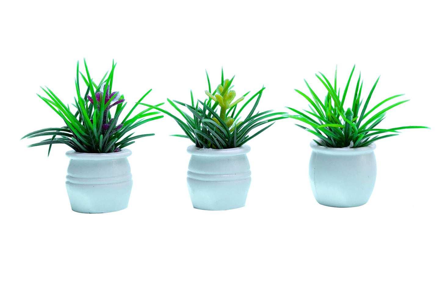 Birostiana Miniature Dollhouse Accessories 14 Pieces Miniatures Plants Flowers Bonsai Greenery Ornament For Dollhouse Fairy Gard