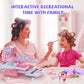 Kids Makeup Kit for Girl 66Pcs Girl Makeup Kits, Kids Washable Makeup Girls Toys Real Girl Makeup Sets for Kid Children Little G