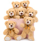 MaoGoLan 30Pcs Bulk Teddy Bears Stuffed Animals Baby Shower, Soft Small Stuffed Teddy Bears in Bulk, 13.5'' Cuddly Mini Teddy Be