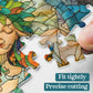 Stained Glass Mother Earth Puzzles For Adults 1000 Pieces, Nature Earth Plant Jigsaw Puzzles, Difficult Hard Mother Love Puzzle