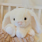 Mikee Fluffie Easter Bunny Stuffed Animals With Clothes & Bow Tie,Safe Material Soft Washable Stuffed Bunny,Cute Plush Toy Rabbi