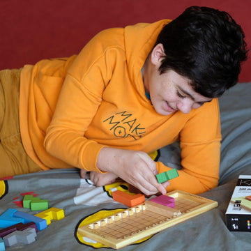 Katamino | The Original Wooden Color Shape Pattern Puzzle Game For Ages 6+ | 1 To 2 Players | 10 Minutes