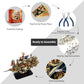 Piececool 3D Metal Puzzles Ship Models Kits To Build For Adults, The Wind Breaker Ship Model Building Kit, Brain Teaser Diy Craft Toys Gifts For Teens Man Woman Family- 709 Pcs