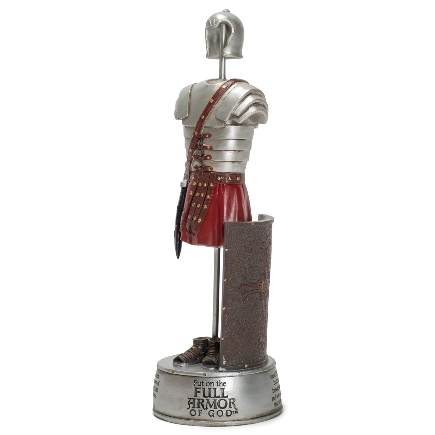Dicksons Full protective covering of God Soldier Ephesians 6 Scripture 9.5 Inch Resin Stone Tabletop Figurine