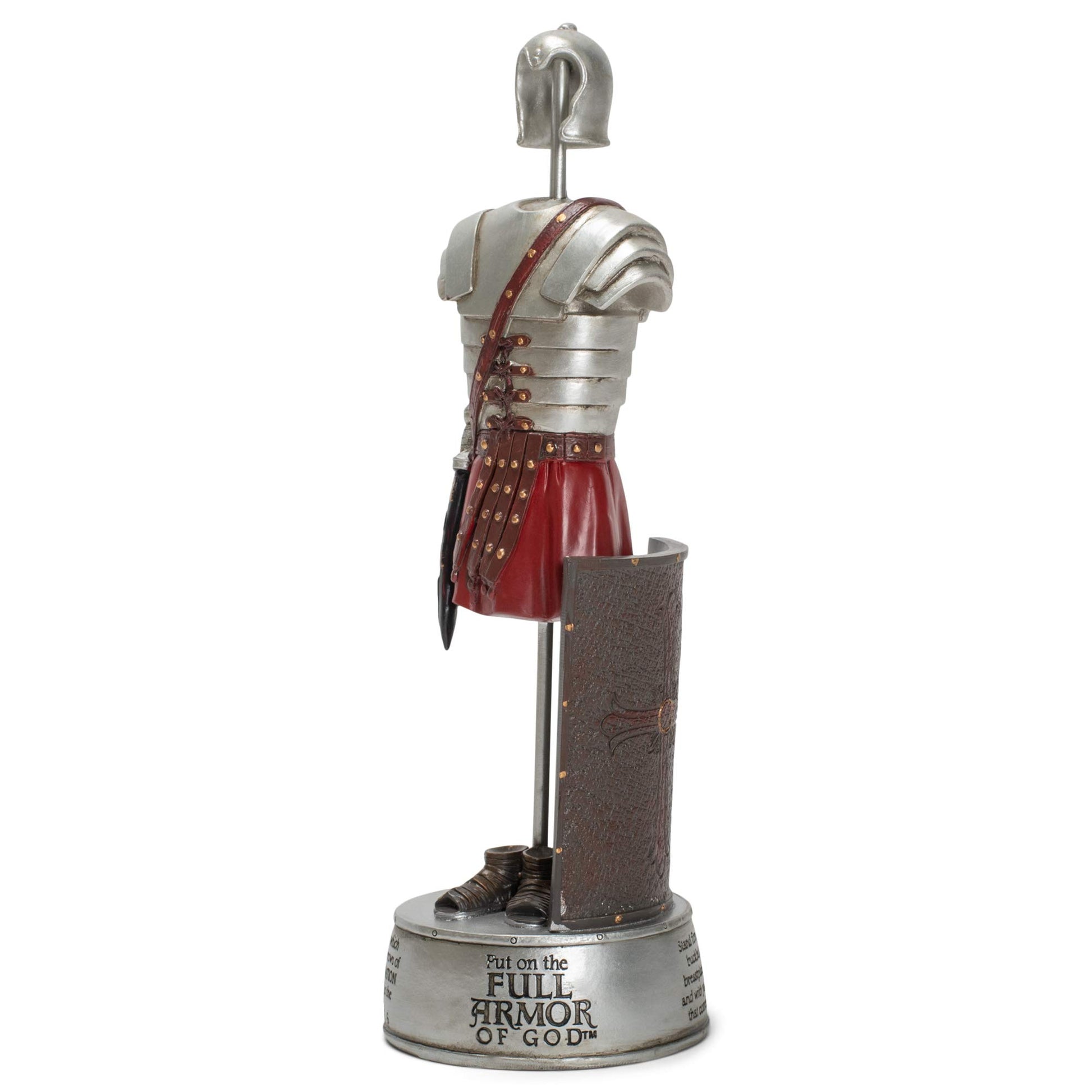 Dicksons Full protective covering of God Soldier Ephesians 6 Scripture 9.5 Inch Resin Stone Tabletop Figurine