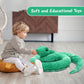 Muiteiur Giant 6 Piece Snake Stuffed Animal, 55 Inch Mommy Snake With 3 Baby&2 Egg, Green Large Jungle Plush Toy, Realistic Serpent Plush Toy Gift For Kids Girls Boys