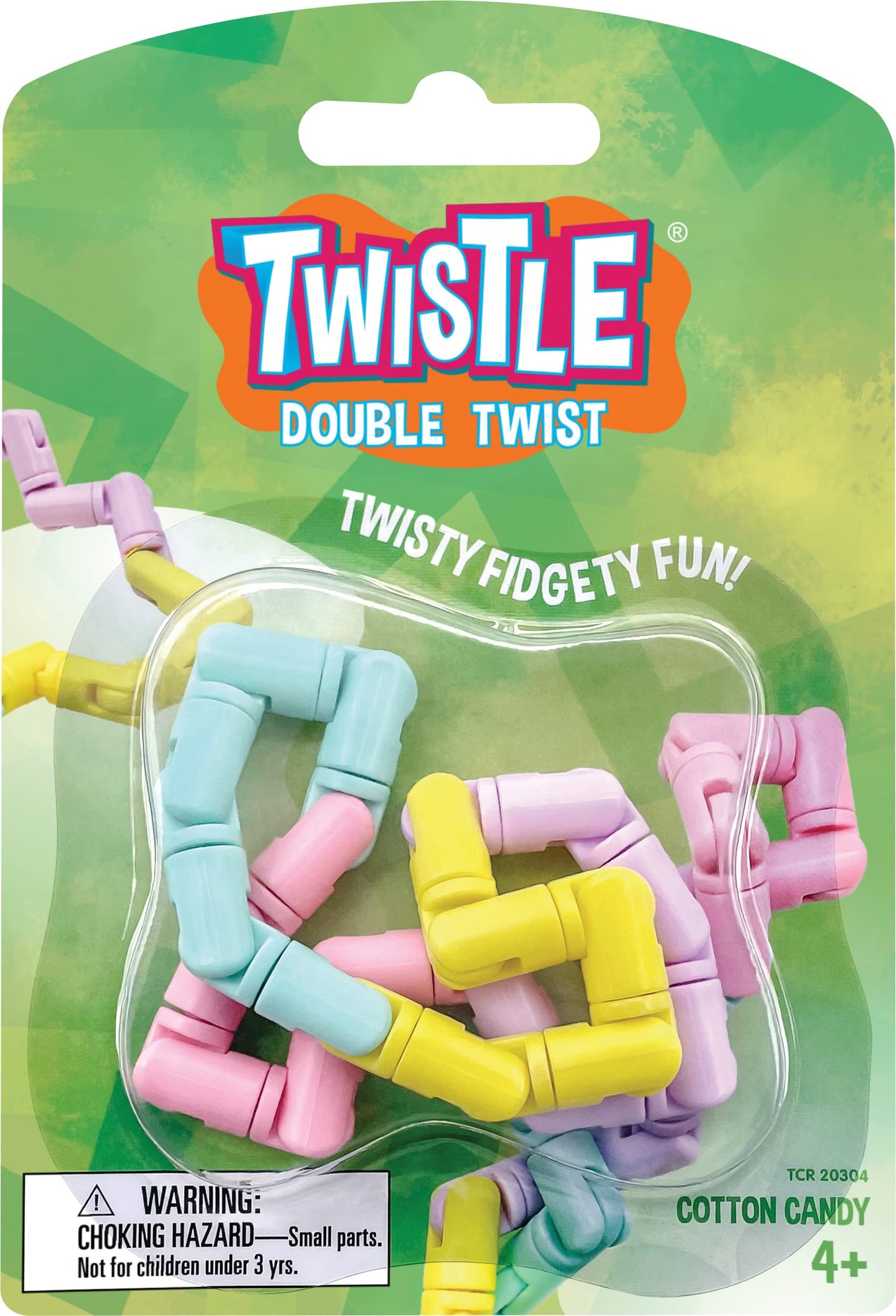 Teacher Created Resources Twistle Double Twist - Plastic, Cotton Candy, Model TCR20304