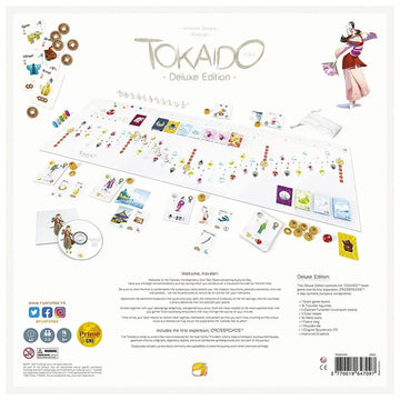 Tokaido Deluxe Board Game - Travel Adventure Strategy Game For Ages 8+, 2-5 Players, 45 Min Playtime By Funforge