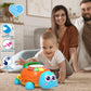 Ussybaby Infant Baby Toys 6 To 12 Months, Musical Turtle Crawling Baby Toys For 12-18 Months, Phone Hand Drum Toy, Baby Toys 7 8