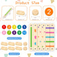 Haftkd Complete Indoor Play Set With Wooden Balance Beam - Balance Board, Wooden Activity Discs - Safe And Creative Active Play
