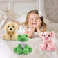 Stuffed Pig Sitting Toys Plush Animal  Realistic Animal Characters Stuffed Filled in Limbs 8.5 Inch Soft Huggable Gifts for Kids with Stuffed Animals Birthday Gift for Girls Boys