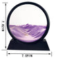SANDCLE Moving Sand Art 3D Deep Sea Sandscape - 7" Purple Glass Decor
