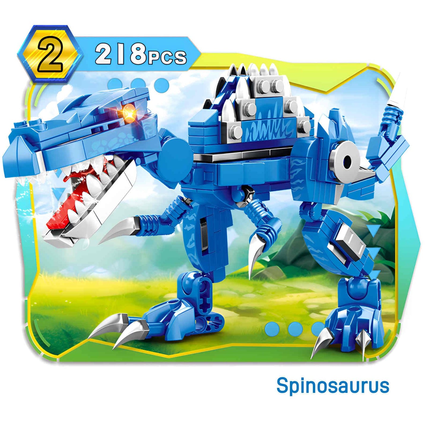 TOYONUS Dinosaur Sets for Boy Age 7 8 9 10 11 12 Years Old  Dragon Building Toy for Kids Christmas Halloween Birthday Gift (4 Set)