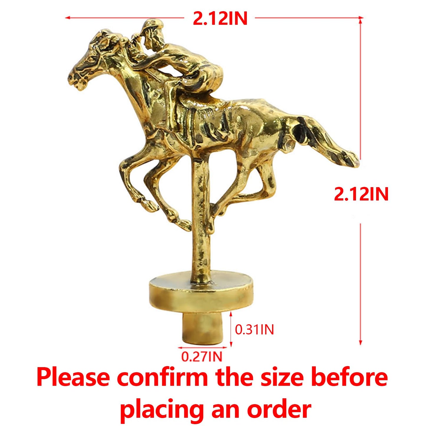 Grhonior Metal Horse For Horse Racing Board Game,Gold X4, Rose Gold X4, Silver X3 Classic Style Collection Souvenirs (Gold 4+Ros