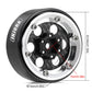 Injora Moduwheel 1.3 Beadlock Negative Offset Wheels With 6-Hole, Replaceable Carbon Fiber Modular, For 1/18 1/24 Rc Crawler (Si