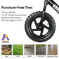 Kriddo Toddler Balance Bike 2 Year Old,12 Inch Push Bicycle With Customize Plate (3 Sets Of Stickers Included), Steady Balancing, Gift Bike For 2-5 Boys Girls, Black