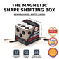 Shashibo Shape Shifting Box - Award-Winning Magnetic Puzzle Cube, 36 Magnets, Transforms into 70+ Shapes, Dice - Renaissance