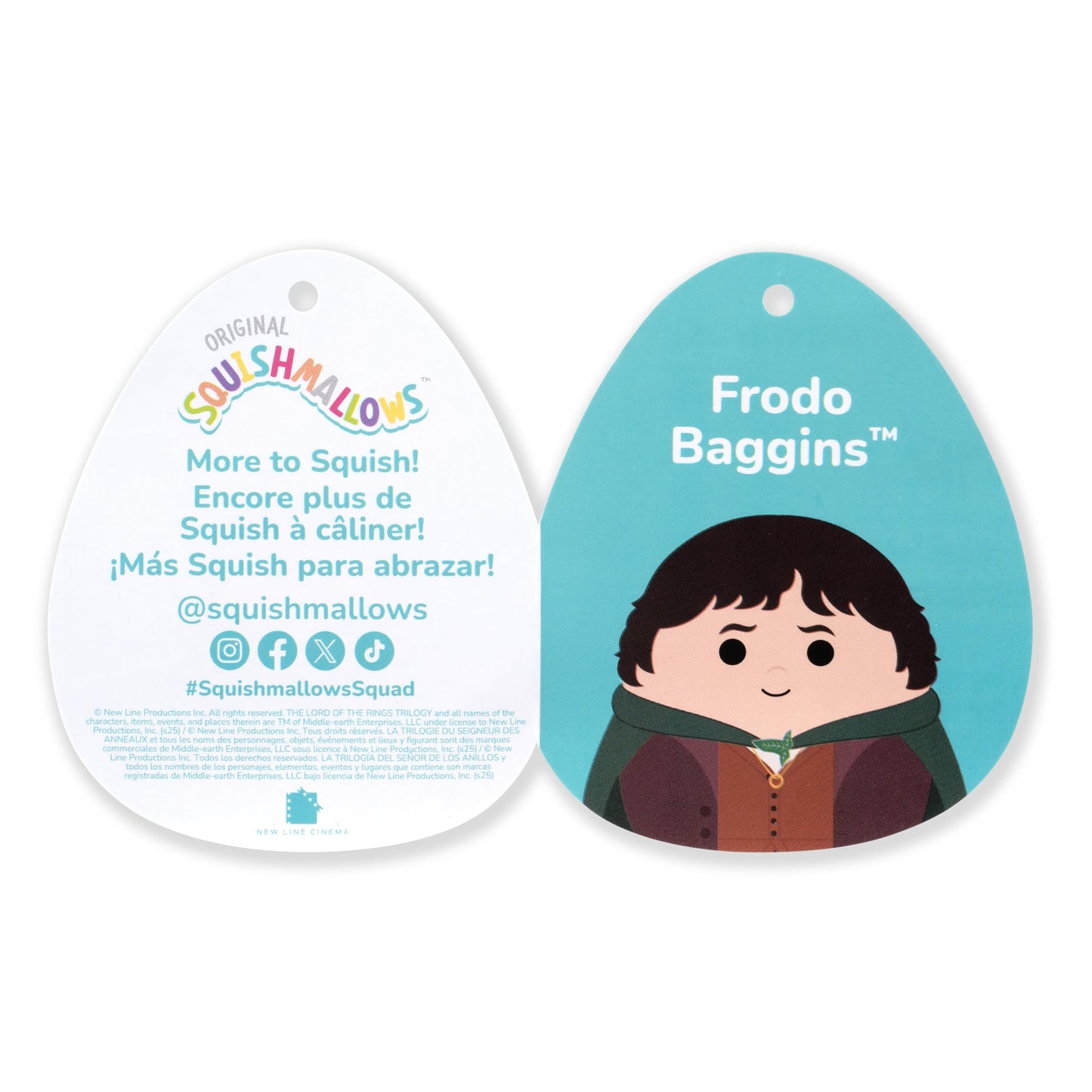 Squishmallows Original “The Lord Of The Rings” 10In Frodo Plush - Ultrasoft Official Jazwares Plush (Medium-Sized)