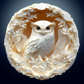Wooden Puzzles for Adults - 3D Vision Effects Owl Wooden Jigsaw Puzzle - Unique Animal Shaped Wood Puzzles Adult - Creative Birt