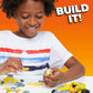 Mega Hot Wheels Bone Shaker Racecar Building Set With 111 Pieces With Micro Figure Driver Figure, Toy Gift Set For Ages 5 And Up