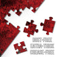 Scarlet Solitude Classic Puzzles For Adults 1000 Pieces, Black And White Bridge And Red Tree Jigsaw Puzzles, Wall Art Puzzles Fo