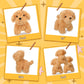 Hydren 30 Pcs Puppy Dogs Stuffed Animals Bulk Mini Dog Plush Soft Puppy Fluffy Stuffed Animal Dog For Kids Baby Girls Boys Valen