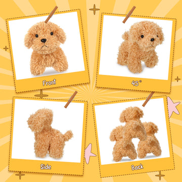 Hydren 30 Pcs Puppy Dogs Stuffed Animals Bulk Mini Dog Plush Soft Puppy Fluffy Stuffed Animal Dog For Kids Baby Girls Boys Valen