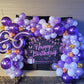 Number 6 Balloon 40 Inch, 6Th Birthday Balloon For Boy Girl, Purple Jumbo 16 60 61 65 Foil Mylar Helium Number Balloons For Merm