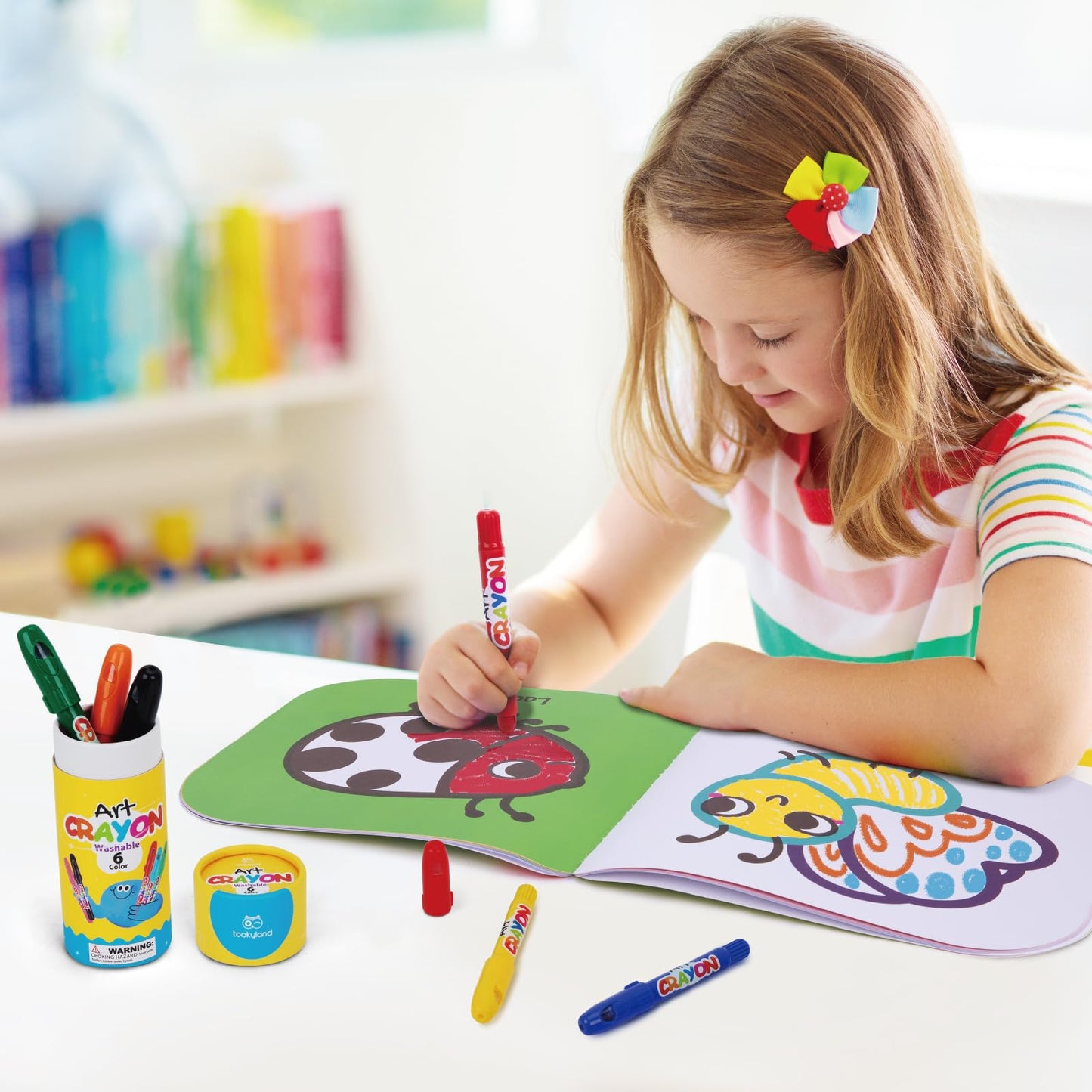 Tookyland Early Learning Toy Bundle - 6 In 1 Box Educational Montessori Play Set; Wooden Toddler Toys For 3 Year Old +