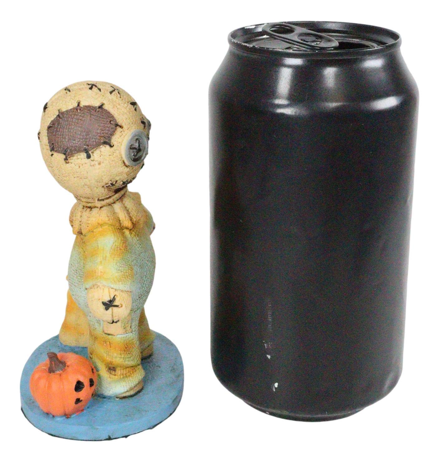 Ebros Day Of The Dead Pinheadz Monster With Voodoo Stitches Figurine Halloween Collectible Fantasy Mythical Beings Undead Apocalypse Horror (Trick Or Treat Sam)