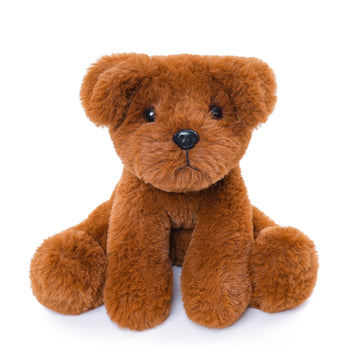 Weigedu Chocolate Labs Labrador Stuffed Animals, Stuffed Puppies, Retrievers Dog Plush Toys For Kids Boys Girls Birthday Bedtime Gifts, 7.9 Inches, Brown Chocolate
