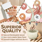 Airlab Kids Coffee Playset Toy Coffee Maker Set For Toddler Wooden Kitchen Accessories Pretend Play For Girls Boys Ages 3 4 5 Ye